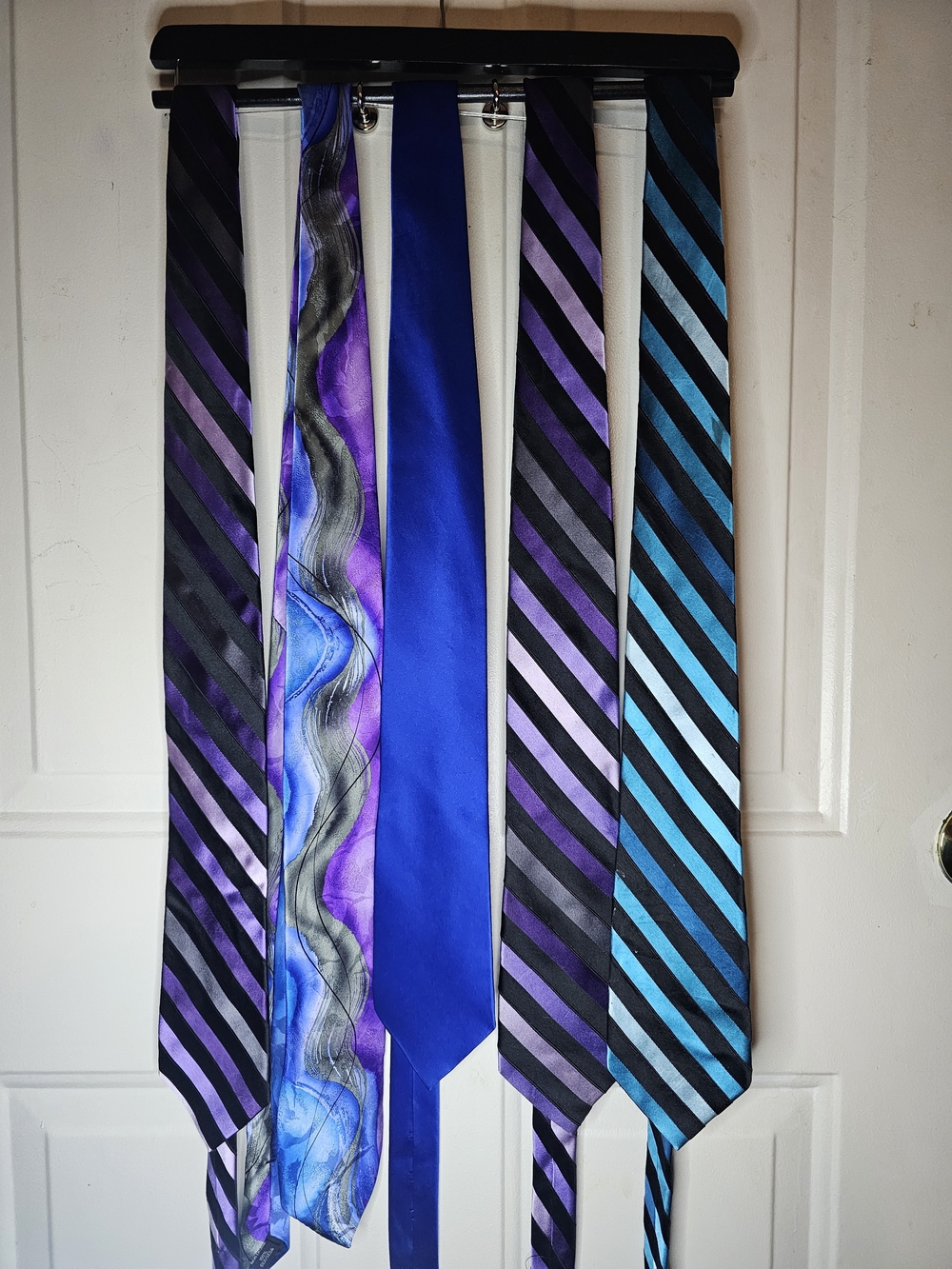 George Purple, Blue & Black Men's Tie Set
